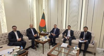 Ambassador of I.R. Iran met with#160MOFA Economic Affairs DG Mr. Kazi Ehsanul Haq